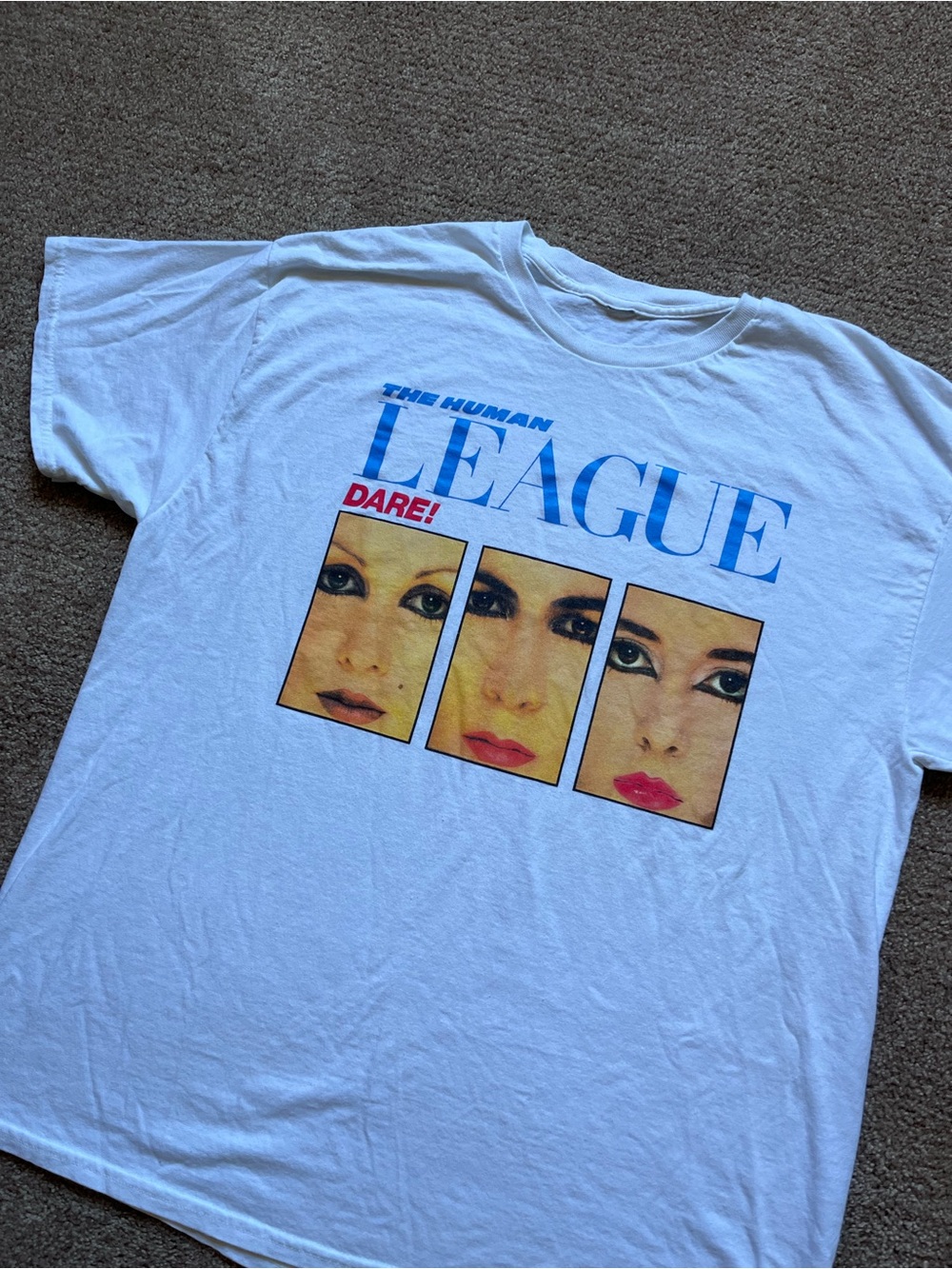 VTG 00’s / Y2K The Human League White Band Tee - Picture 5 of 6